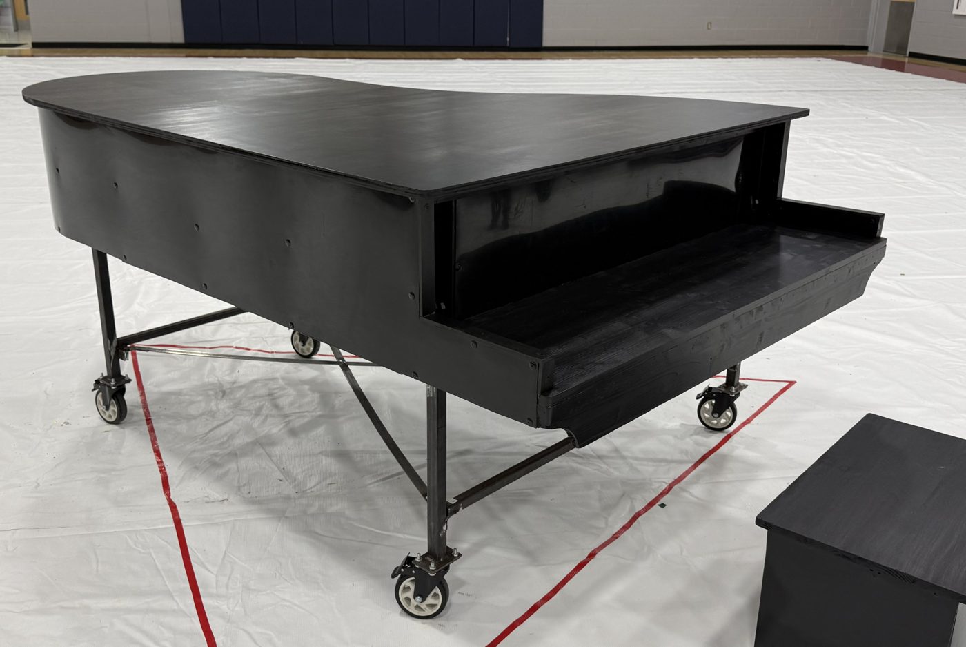 iFab grand piano dance prop, shop build
